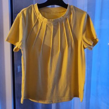 T-shirt jaune manches courtes 6 ans