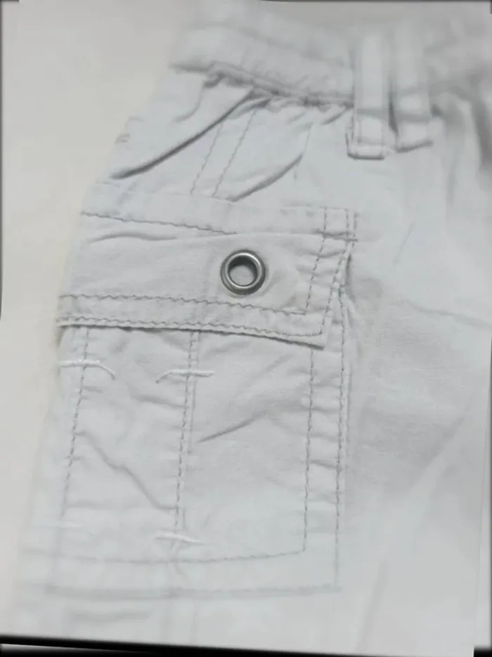 Short gris clair Super U garçon 6 mois - photo numéro 2