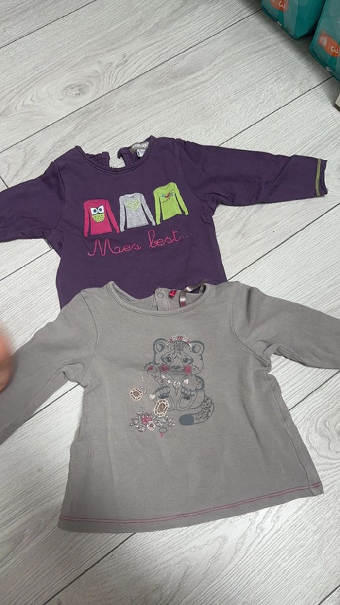 2 tee shirt manche longue