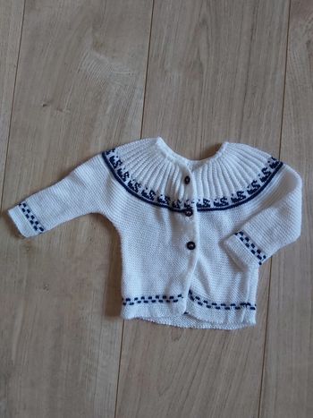 Brassière/gilet garçon 3 mois en très bon état (78)