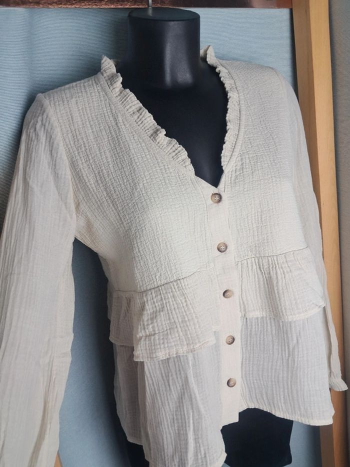 Balzac blouse été T 36/38 en tbe - photo numéro 2
