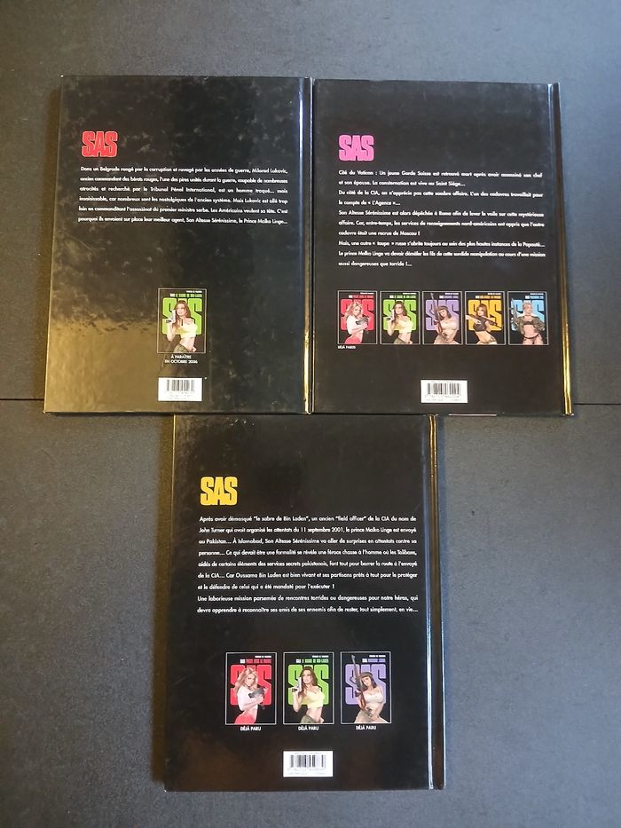 Lot de 3 bd sas, EO - photo numéro 3