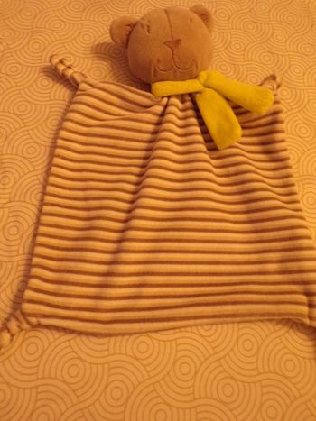 Doudou plat a rayures Ochestra