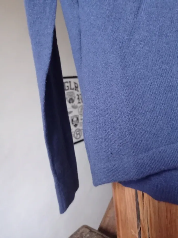 Pull bleu nuit Magaschoni cachemire taille xs - photo numéro 4