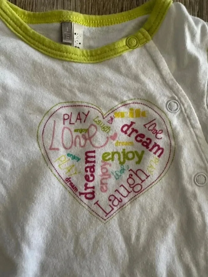 Pyjama grenouillère fille été 1 mois 54 cm - photo numéro 4