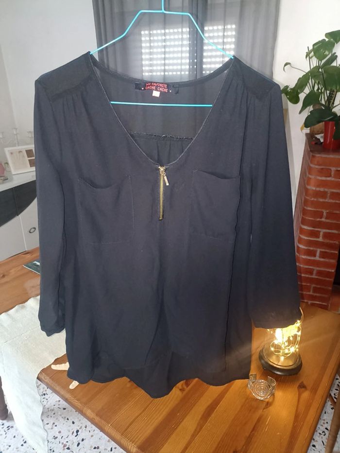 Chemisier manches 3/4 taille 2