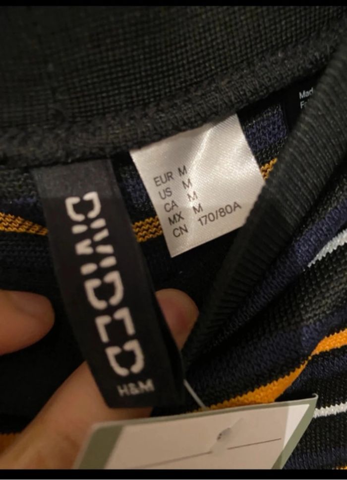 Jupe courte à rayures taille M neuve H&M - photo numéro 3