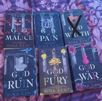Romans Saga Legacy of Gods tomes 1 à 6 sauf le 3 God of War Rina Kent