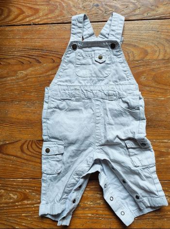 Salopette courte à rayures – Style Cargo (21)