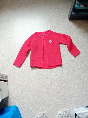 Gilet laine en 5 ans