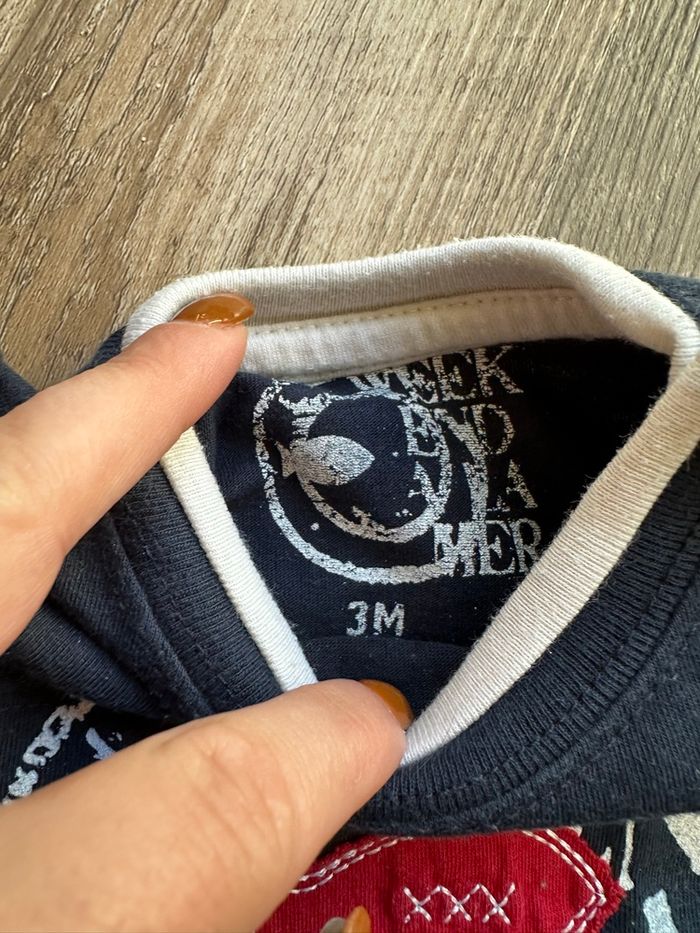 - Haut ML Week-end à la mer     - 3 mois  - Très bon état - photo numéro 2