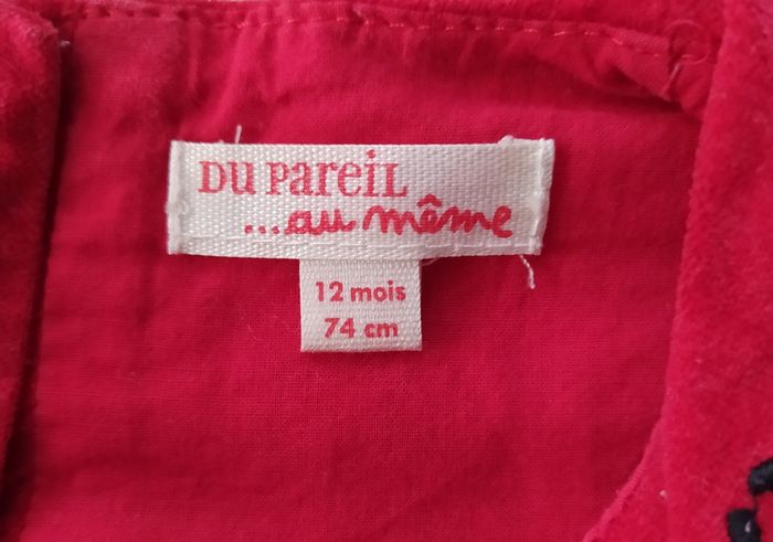 Robe velours 12 mois - photo numéro 3