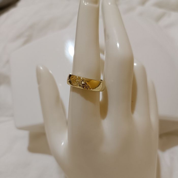 Bague femme en cuivre doré - photo numéro 2