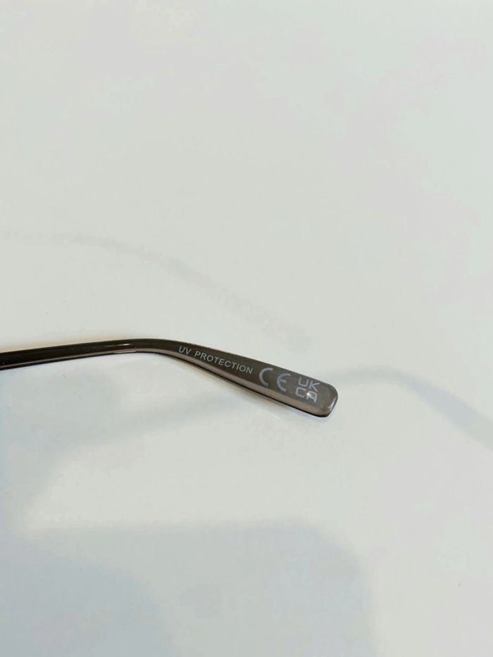 Lunette de soleil grise mixte verres bleus dégradés taille small uvprotection catégorie 2 - photo numéro 8