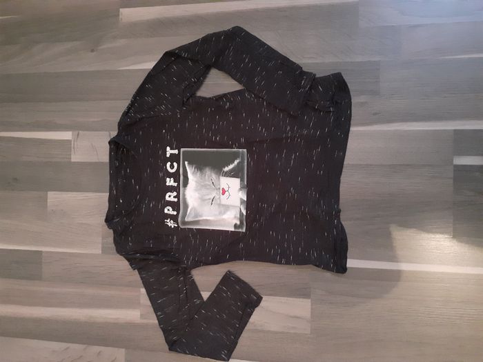 T-shirt noir 10 ans C&A