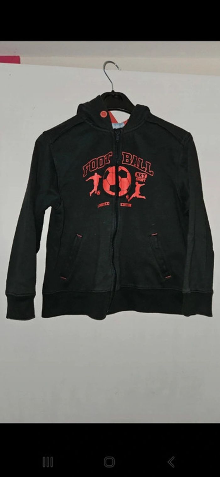 Veste mi saison garçon foot 10 ans