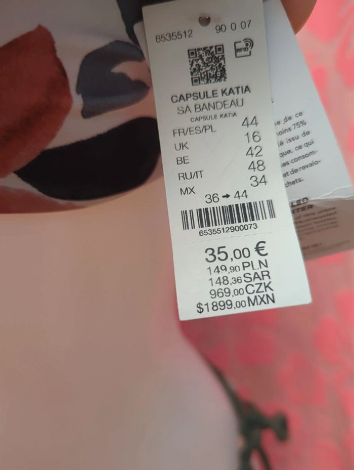 Haut de bikini capsule Etam x Katia 2XL - photo numéro 5