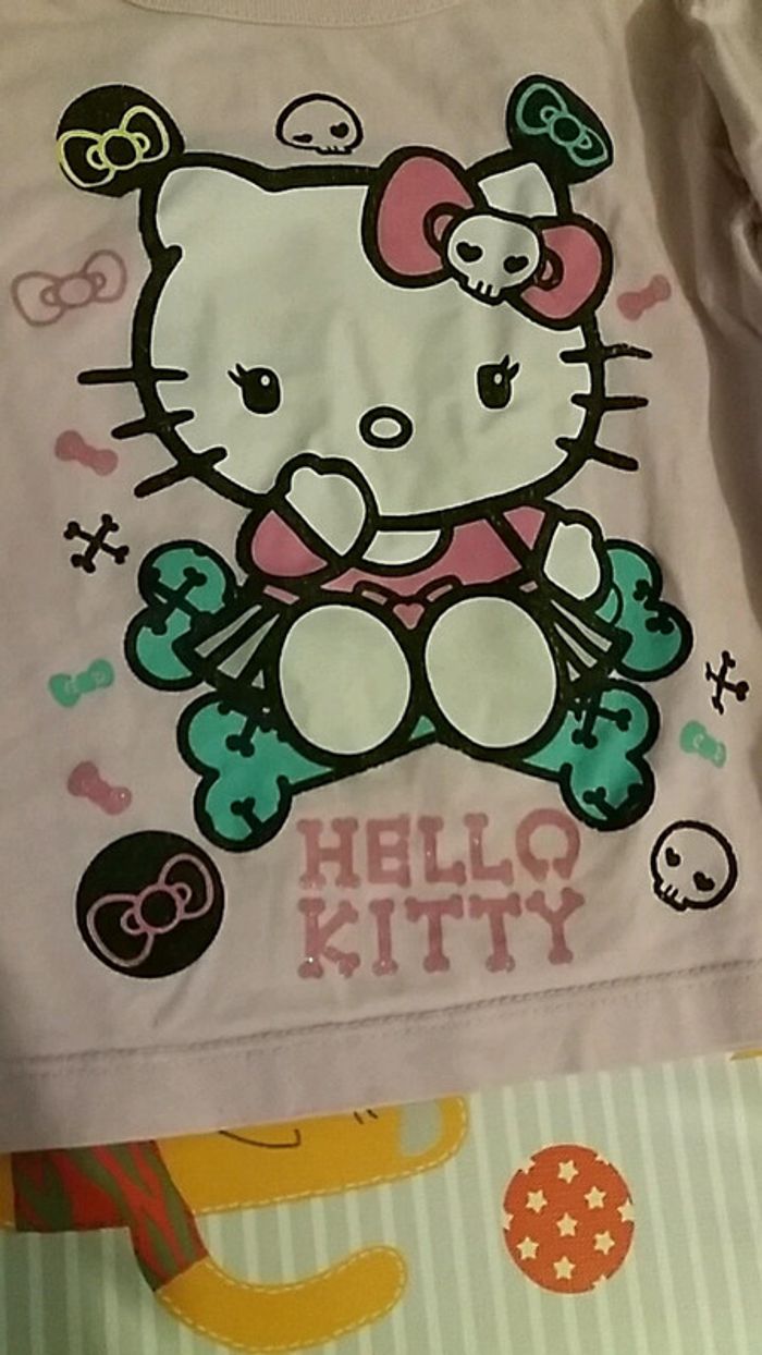 Sous pull coton Hello Kitty 2 ans - photo numéro 2