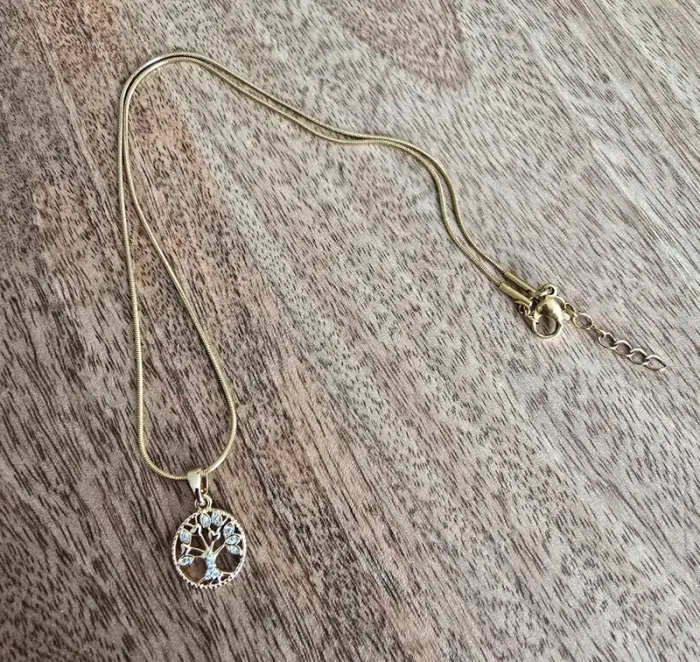Collier arbre de vie acier - photo numéro 3