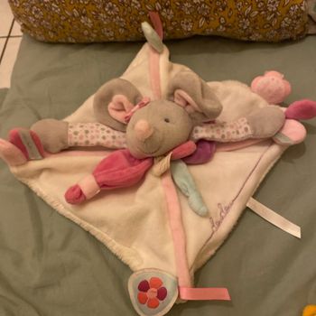 Doudou plat souris de secours