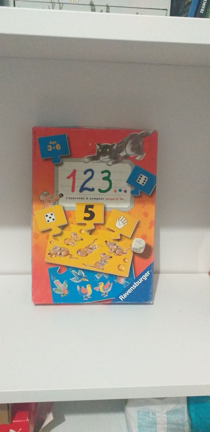 Jeux j apprends à compter jusqu'à 10 ravensburger 3 /6 ans