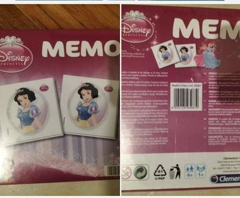 Jeu mémo princesse neuve