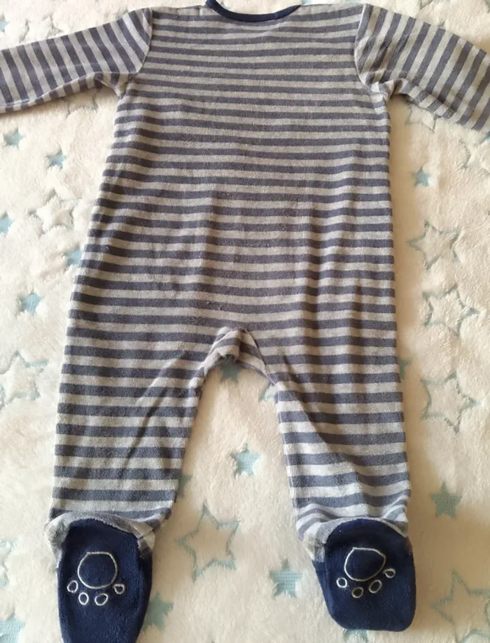 Pyjama motif tête d'ours - photo numéro 5