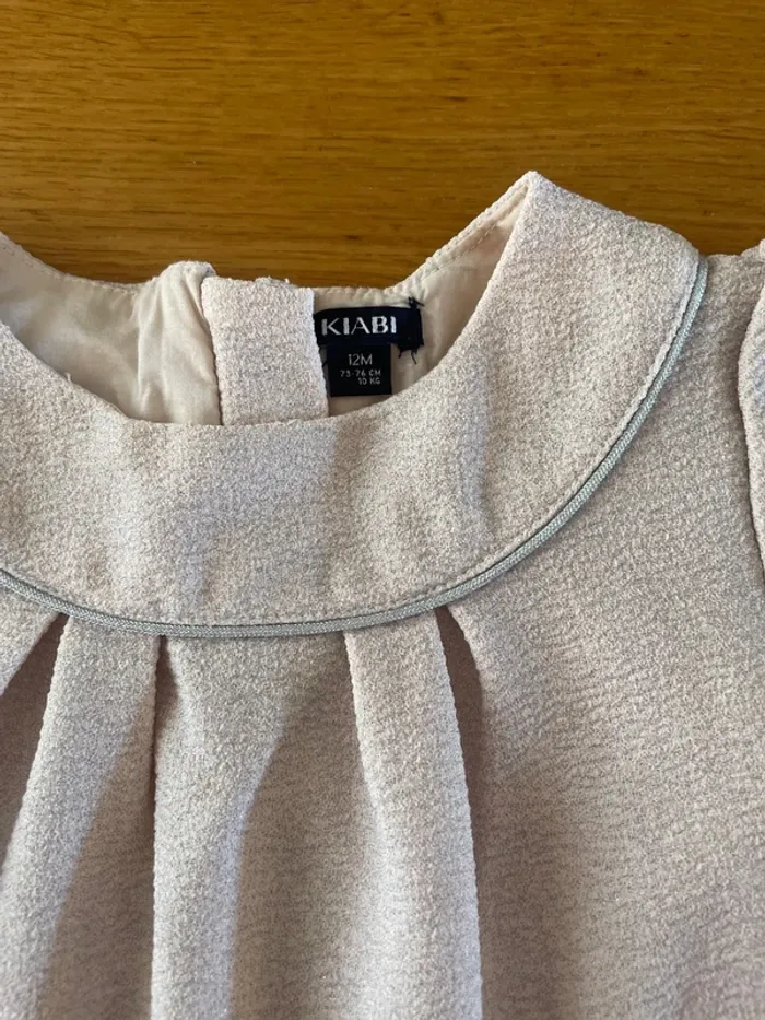 Robe 12 mois kiabi rose pailleté - photo numéro 2