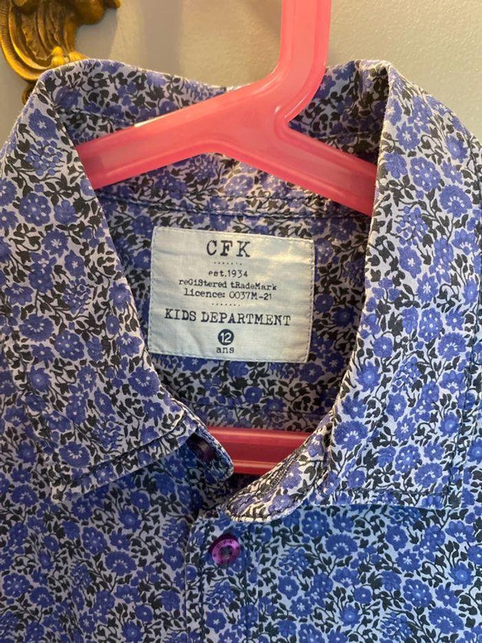 Chemise fleurs 12 ans Monoprix - photo numéro 2