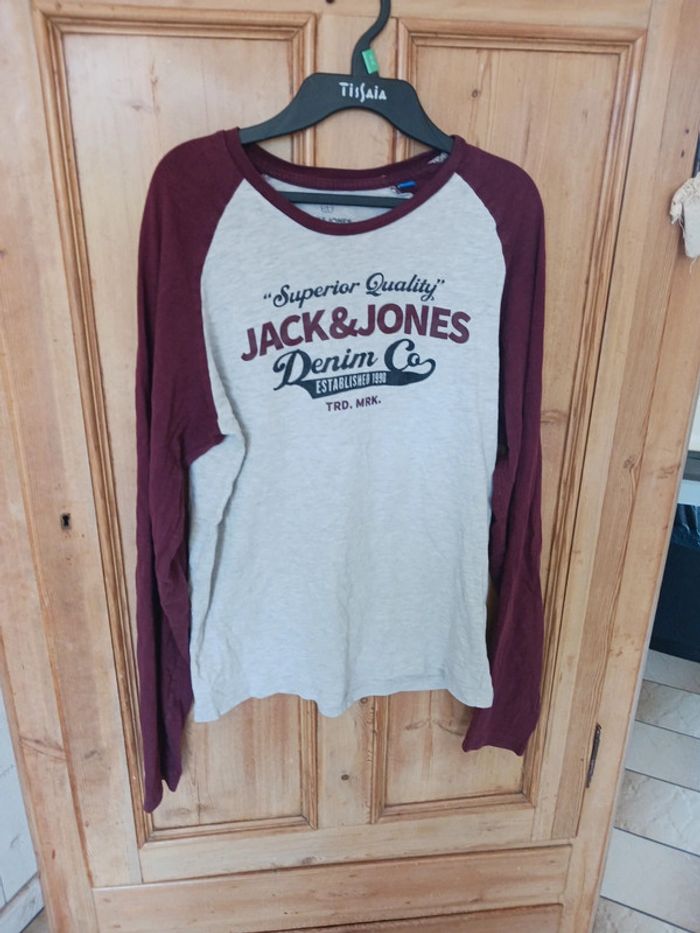 T-shirt ml garçon 16 ans jack&jones tbe