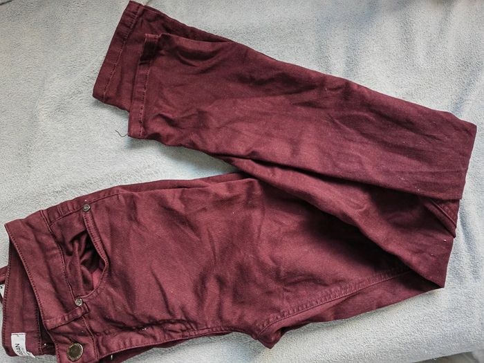 Pantalon taille 36 couleur prune Morgan - photo numéro 3