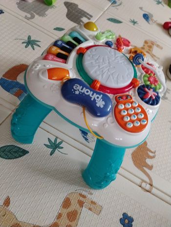 Table d'activités bébé 