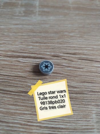 Lego star wars rond 1x1 réf 98138pb020