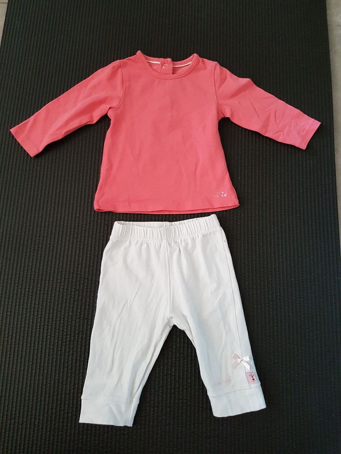 Ensemble rose et blanc