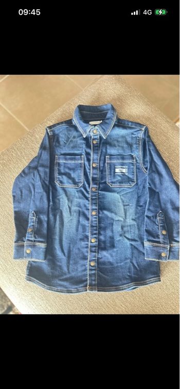Sur chemise en jeans Garçon 8 ans