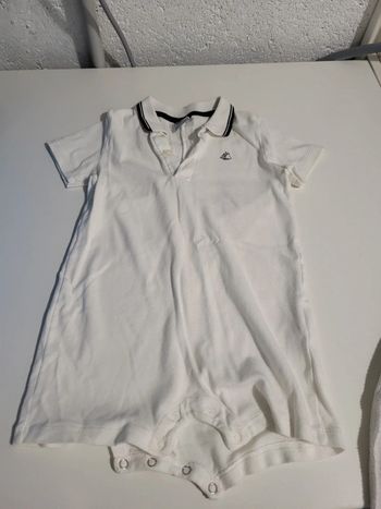 Combishort petit bateau