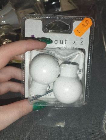 Embout tringle a rideau