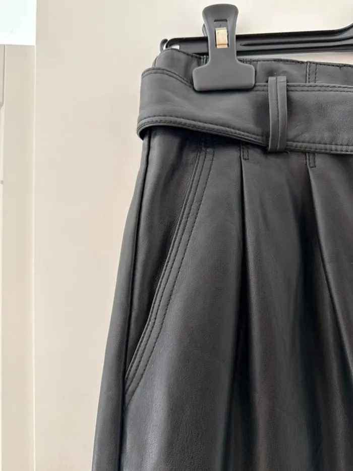 Beau pantalon fluide en simili cuir Promod 🌸 38 - photo numéro 5