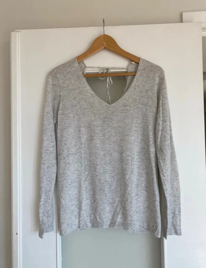 Pull gris Version féminin - photo numéro 3