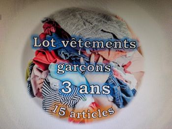 Lot vêtements garçon 3A 
