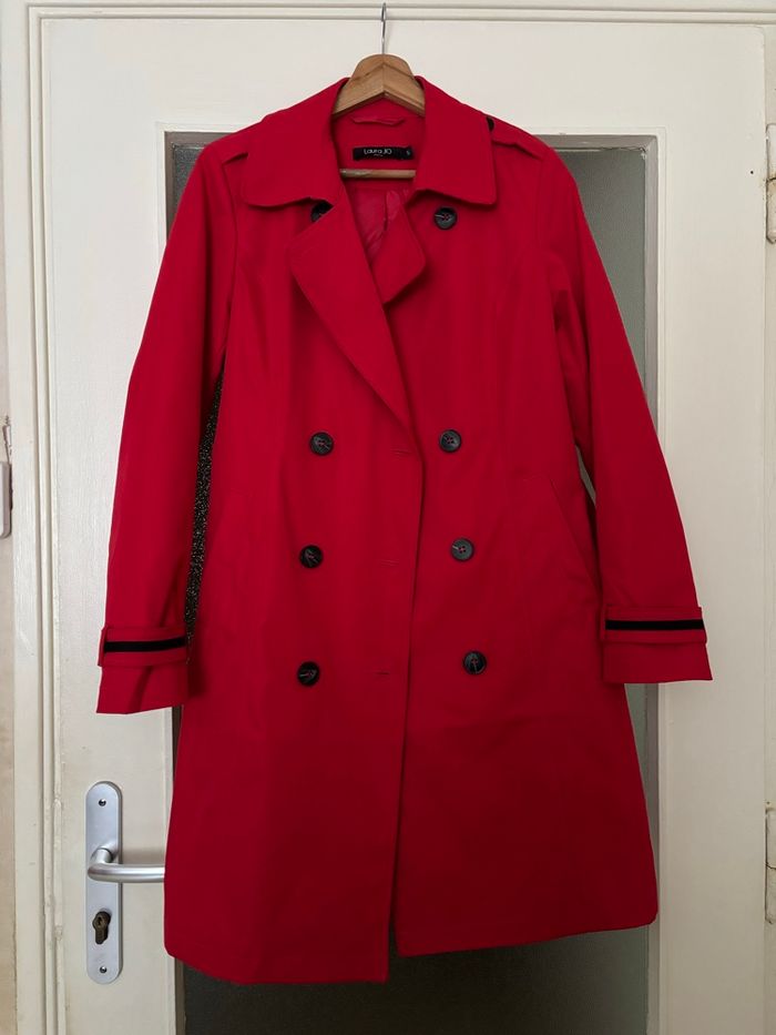 Trench rouge Laura Jo - photo numéro 1