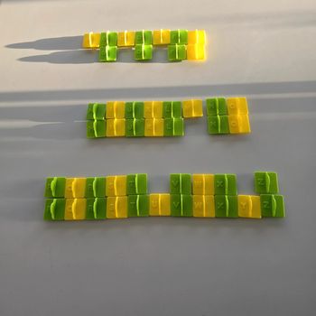 Lot moules alphabet pâte à modeler