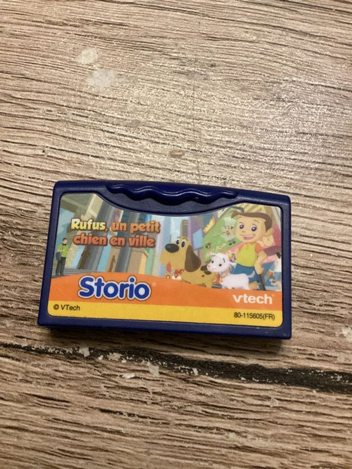 console de jeu portable tactile storio vtech bleu avec 1 jeu - photo numéro 3