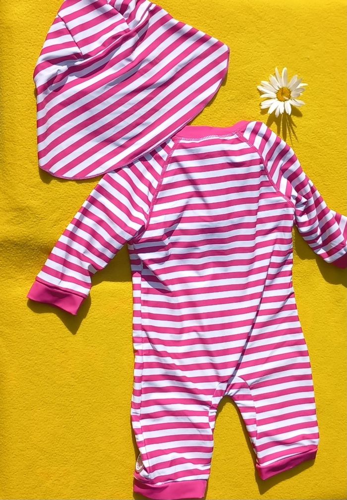 Ensemble maillot + bonnet 🌸 Bonverano - photo numéro 4