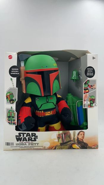 Figurine peluche interactive Star Wars The Book Of Boba Fett 30 cm Mattel neuf