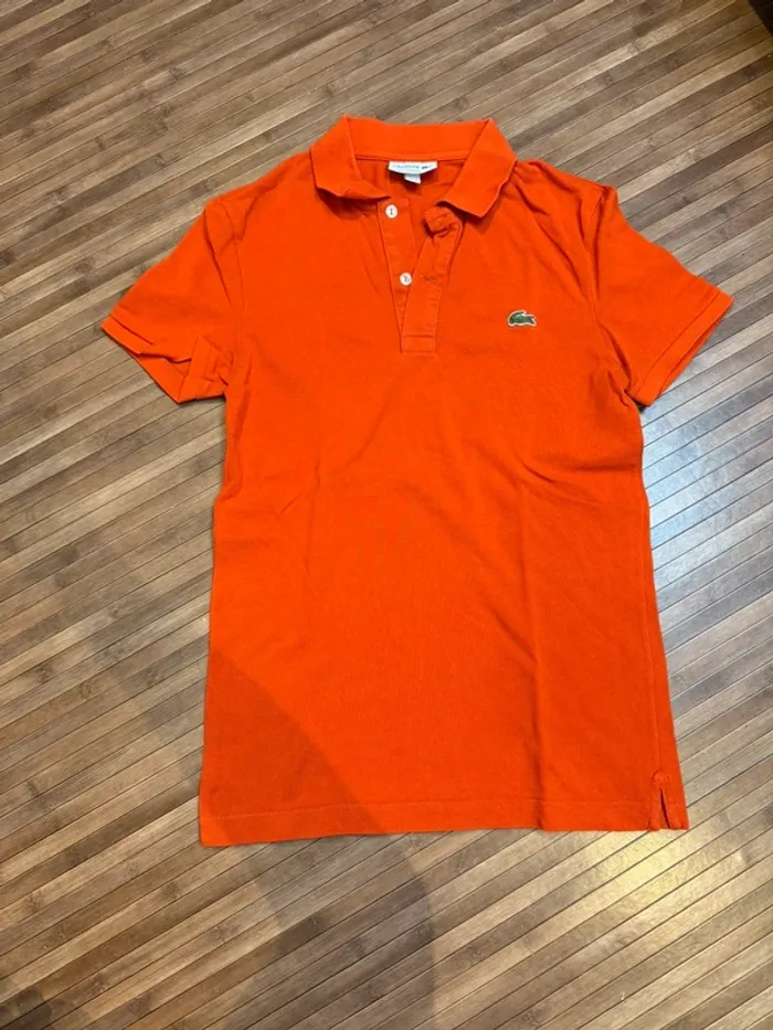 Polo slim fit Taille 2 Orange