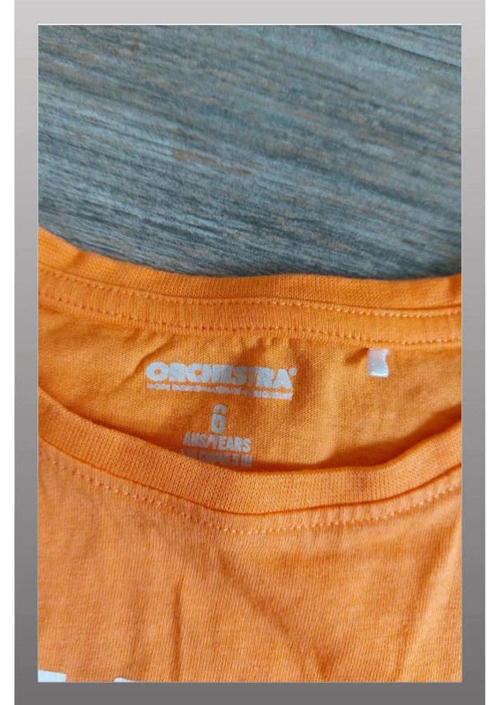 Tee shirt orchestra orange 6 ans - photo numéro 2