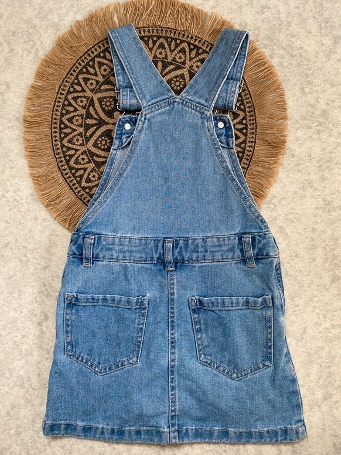 Salopette jupe jean fille - photo numéro 3