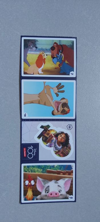 Autocollants Disney 100 ans de magie lot 7