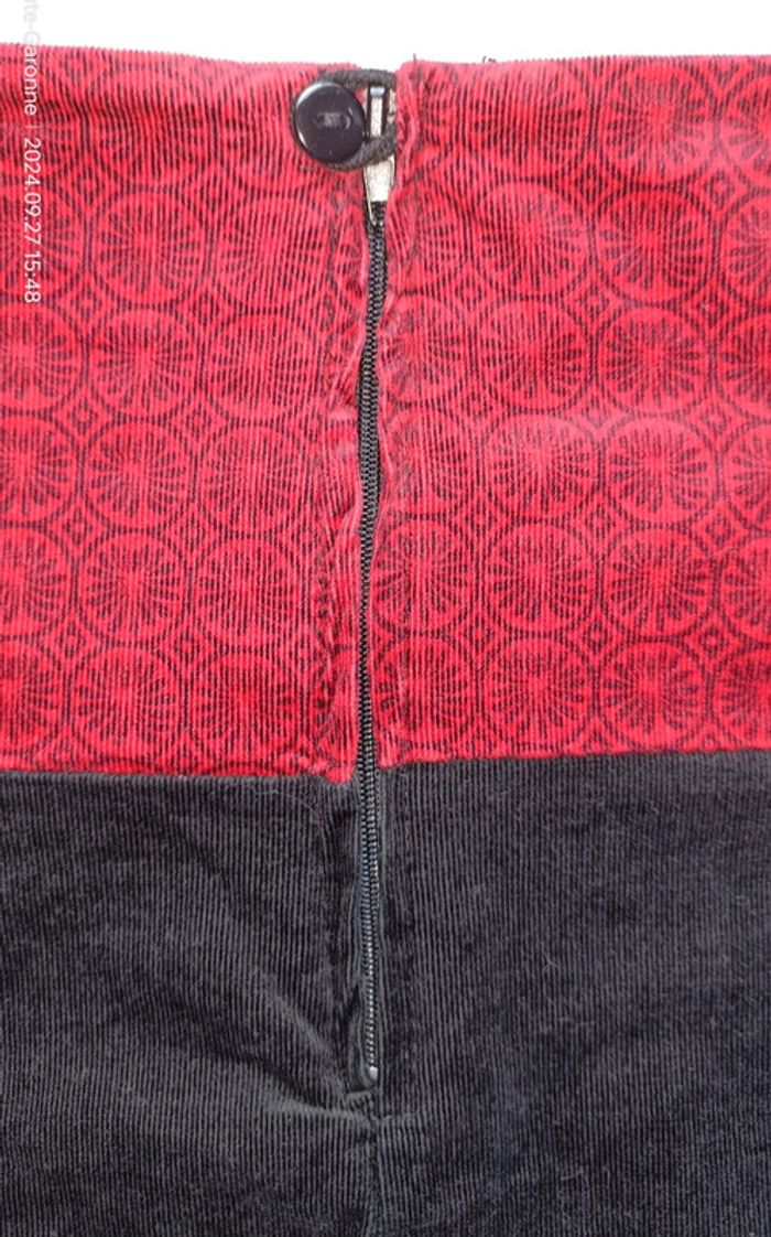 Jupe courte velours - photo numéro 3